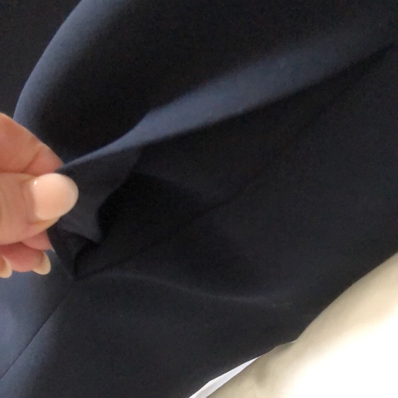 TALBOTS Cascading Open Longline Vest with Pockets in Navy Blue - Picture 6 of 14